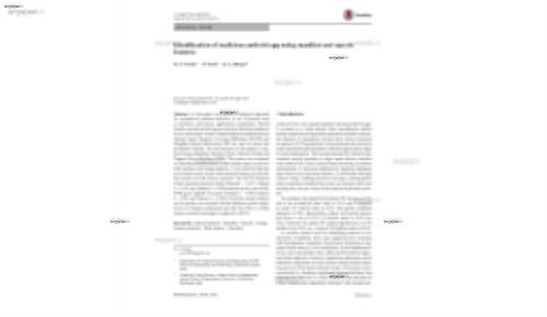 Identification of malicious android app using manifest and opcode features